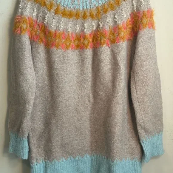 Anthropologie Sleeping On Snow Sweater M - Picture 5 of 7